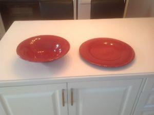 Beautiful "Dish & Bowl" - never used.