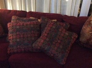 Beautiful sofa cushions