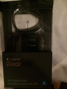 Black Samsung Gear fit 2