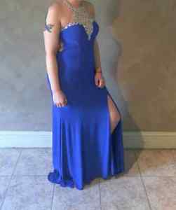 Blue prom dress size 8