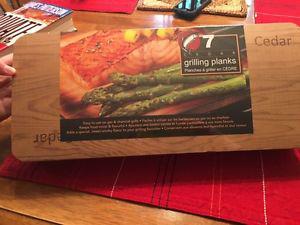 Brand New- 7 Cedar Grilling Planks