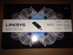 Brand New Still in Box linksys Wireless usb adapter