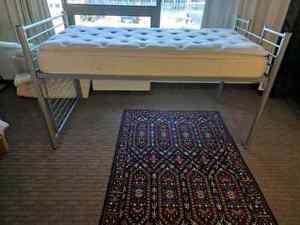 Capitans bed size - single. Frame and mattress