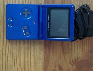 Cobalt Blue Gameboy Advanced SP with charger/Old Skool