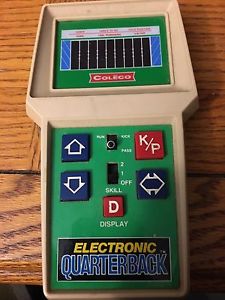 Coleco electronic quarterback hand held game vintage