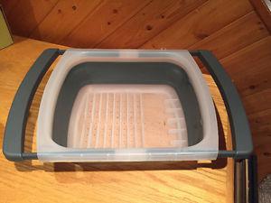 Collapsible Over the Sink Dish Drying Rack