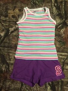 Girls shorts and tank-top set Size 4