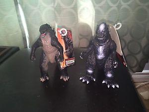 Godzilla vinyl figures  and 