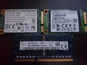 MSATA Solid State Drives & Laptop Memory