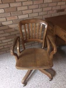 Oak office chair