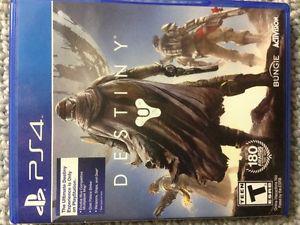 PS4 DESTINY - used once, mint condition