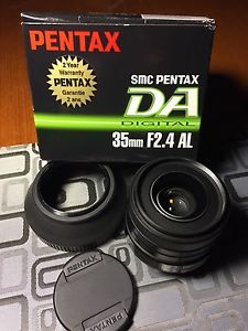 Pentax 35 mm w. Hood and UV