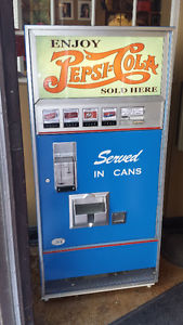 Pepsi Can Drink Machine Great For Home Pinball Arcade or