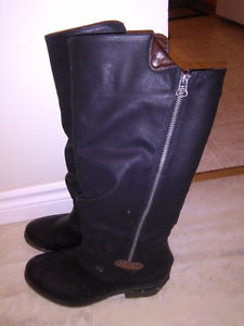 Reiker leather boots