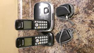 Set of Panasonic home phones