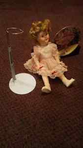 Shirley Temple Porcelain Doll & Plate