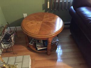 Solid Wood Coffee and End Tables
