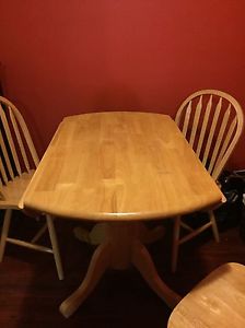 Solid Wood Table & Chairs Set