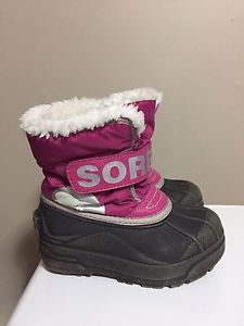 Sorel toddler size 10 winter boots
