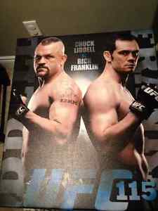 UFC 115 Chuck Liddell vs Rich Franklin canvas art print