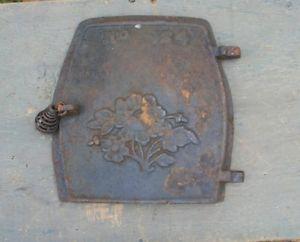 Vintage Decorative Cast iron Stove Door,