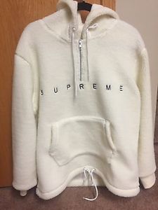 Wanted: Supreme Sherpa hoodie white (replica)