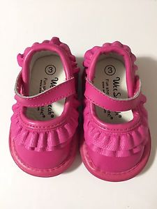 Wee Squeaks toddler size 3 leather shoes - like new