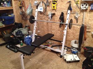Weights and bench forsale.