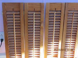 Window shutters (wood) - interior