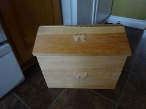 Wooden Hinged Box
