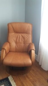 recliner and rocker. leather