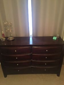 8 drawer dresser & night stand