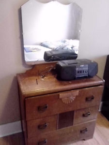 Antique chair and dressers