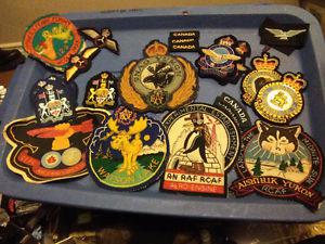 Army/ military/police pins and patches