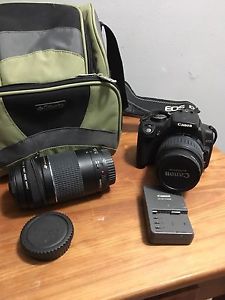 Canon Rebel EOS Camera set with extra mm lens