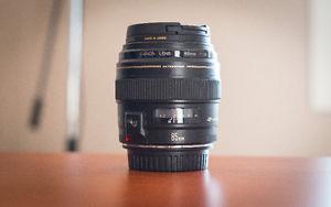 Canon lens 85mm f1.8