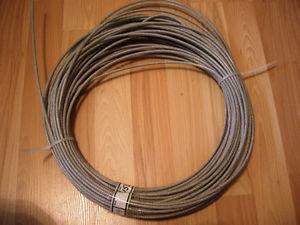Coated Galvanized Steel Cable - 150-ft