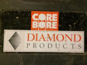 Core bore diamond drill