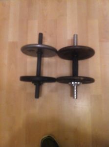 Exercise weights 50 lb