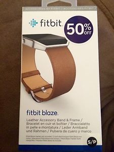 Fitbit Blaze Leather Accessory Band and Frame