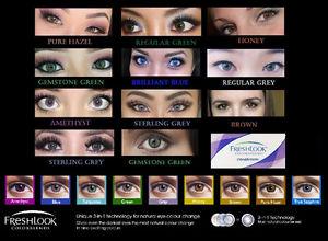 Freshlook Colour Contact Lenses-ANY 3 PRS/$40!! L.T.O