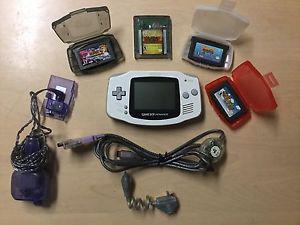 Game Boy Advance with Games
