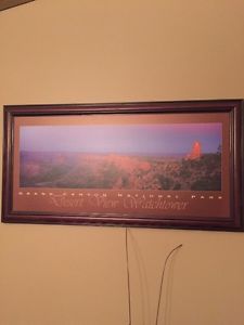 Grand Canyon picture with mat and frame