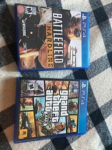 Gta5 and battlefield hardline for Sale!