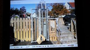 Heavy duty fence gate.