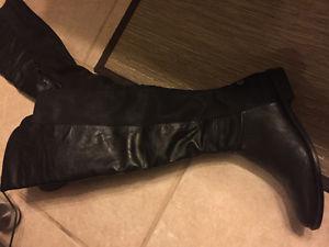 Ladies Nevada knee high lined boots size 6
