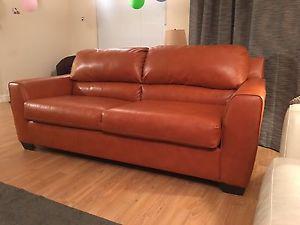 Leather sofa from Ashley's (like new)