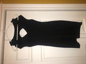 Little Black Dress w/ Cut Out Sleeves - Medium