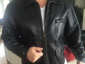 Men's Black Leather Jacket