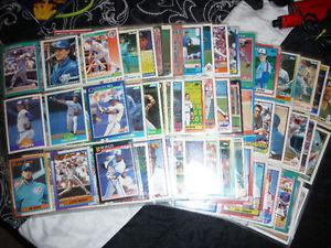 Mixed baseball cards